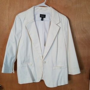 Adrianna Papell one button blazer